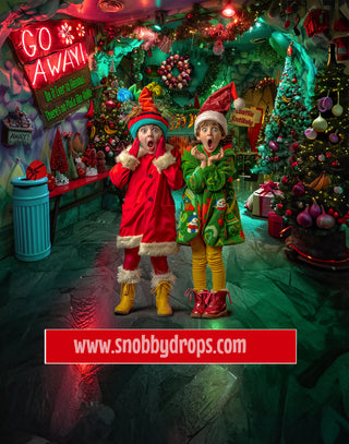 Whimsyville Onion Tree Cave Lair Fabric Backdrop-Fabric Photography Backdrop-Snobby Drops Fabric Backdrops for Photography, Exclusive Designs by Tara Mapes Photography, Enchanted Eye Creations by Tara Mapes, photography backgrounds, photography backdrops, fast shipping, US backdrops, cheap photography backdrops