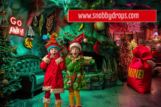 Whimsyville Cave Fireplace Fabric Backdrop-Fabric Photography Backdrop-Snobby Drops Fabric Backdrops for Photography, Exclusive Designs by Tara Mapes Photography, Enchanted Eye Creations by Tara Mapes, photography backgrounds, photography backdrops, fast shipping, US backdrops, cheap photography backdrops