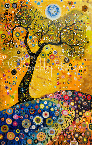 Abstract Tree Surreal Painterly Fine Art Fabric Backdrop Sweep-Fabric Photography Sweep-Snobby Drops Fabric Backdrops for Photography, Exclusive Designs by Tara Mapes Photography, Enchanted Eye Creations by Tara Mapes, photography backgrounds, photography backdrops, fast shipping, US backdrops, cheap photography backdrops
