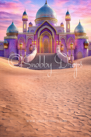 Arabian Palace Fabric Backdrop Sweep-Fabric Photography Sweep-Snobby Drops Fabric Backdrops for Photography, Exclusive Designs by Tara Mapes Photography, Enchanted Eye Creations by Tara Mapes, photography backgrounds, photography backdrops, fast shipping, US backdrops, cheap photography backdrops