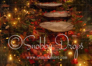 Autumn Fairy Cove Forest Fabric or Rubber Backed Floor-Floor-Snobby Drops Fabric Backdrops for Photography, Exclusive Designs by Tara Mapes Photography, Enchanted Eye Creations by Tara Mapes, photography backgrounds, photography backdrops, fast shipping, US backdrops, cheap photography backdrops