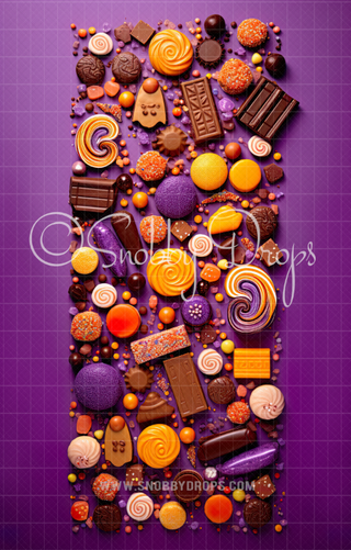 Candy Factory Fabric Backdrop Sweep-Fabric Photography Sweep-Snobby Drops Fabric Backdrops for Photography, Exclusive Designs by Tara Mapes Photography, Enchanted Eye Creations by Tara Mapes, photography backgrounds, photography backdrops, fast shipping, US backdrops, cheap photography backdrops