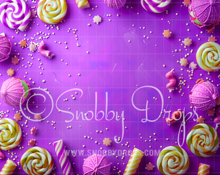 Candy Factory Fabric Wee Drop-Fabric Photography Backdrop-Snobby Drops Fabric Backdrops for Photography, Exclusive Designs by Tara Mapes Photography, Enchanted Eye Creations by Tara Mapes, photography backgrounds, photography backdrops, fast shipping, US backdrops, cheap photography backdrops