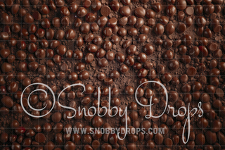 Candy Tree Chocolate Drops Fabric or Rubber Backed Floor-Floor-Snobby Drops Fabric Backdrops for Photography, Exclusive Designs by Tara Mapes Photography, Enchanted Eye Creations by Tara Mapes, photography backgrounds, photography backdrops, fast shipping, US backdrops, cheap photography backdrops