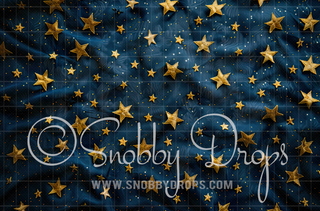 Cerulean Star Fabric Newborn Fabric Wee Drop-Fabric Photography Backdrop-Snobby Drops Fabric Backdrops for Photography, Exclusive Designs by Tara Mapes Photography, Enchanted Eye Creations by Tara Mapes, photography backgrounds, photography backdrops, fast shipping, US backdrops, cheap photography backdrops