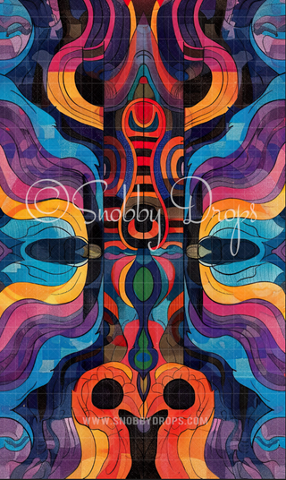 Color Abstract Fabric Backdrop Sweep-Fabric Photography Sweep-Snobby Drops Fabric Backdrops for Photography, Exclusive Designs by Tara Mapes Photography, Enchanted Eye Creations by Tara Mapes, photography backgrounds, photography backdrops, fast shipping, US backdrops, cheap photography backdrops