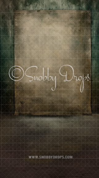 Green and Beige Multi-Canvas Fine Art Fabric Backdrop Sweep-Fabric Photography Sweep-Snobby Drops Fabric Backdrops for Photography, Exclusive Designs by Tara Mapes Photography, Enchanted Eye Creations by Tara Mapes, photography backgrounds, photography backdrops, fast shipping, US backdrops, cheap photography backdrops