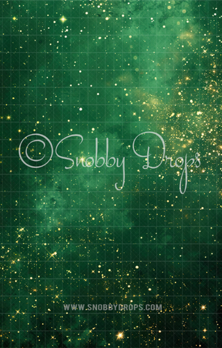 Green Glitter Fine Art Fabric Backdrop Sweep-Fabric Photography Sweep-Snobby Drops Fabric Backdrops for Photography, Exclusive Designs by Tara Mapes Photography, Enchanted Eye Creations by Tara Mapes, photography backgrounds, photography backdrops, fast shipping, US backdrops, cheap photography backdrops