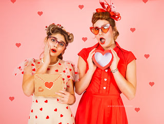 Hearts on Pink Fabric Backdrop Sweep-Fabric Photography Sweep-Snobby Drops Fabric Backdrops for Photography, Exclusive Designs by Tara Mapes Photography, Enchanted Eye Creations by Tara Mapes, photography backgrounds, photography backdrops, fast shipping, US backdrops, cheap photography backdrops