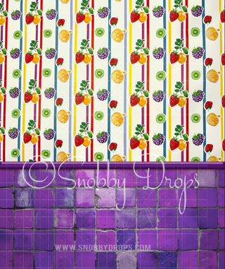 Lickable Wallpaper Fabric Backdrop Wee Sweep-Fabric Photography Wee Sweep-Snobby Drops Fabric Backdrops for Photography, Exclusive Designs by Tara Mapes Photography, Enchanted Eye Creations by Tara Mapes, photography backgrounds, photography backdrops, fast shipping, US backdrops, cheap photography backdrops