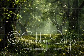 Magical Fairy Forest Fabric Backdrop-Fabric Photography Backdrop-Snobby Drops Fabric Backdrops for Photography, Exclusive Designs by Tara Mapes Photography, Enchanted Eye Creations by Tara Mapes, photography backgrounds, photography backdrops, fast shipping, US backdrops, cheap photography backdrops