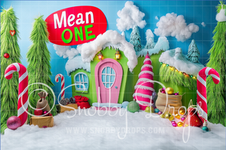 Mean "ONE" Cake Smash Photography Backdrop-Fabric Photography Backdrop-Snobby Drops Fabric Backdrops for Photography, Exclusive Designs by Tara Mapes Photography, Enchanted Eye Creations by Tara Mapes, photography backgrounds, photography backdrops, fast shipping, US backdrops, cheap photography backdrops