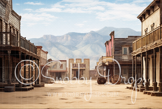 Old West Town Fabric Backdrop-Fabric Photography Backdrop-Snobby Drops Fabric Backdrops for Photography, Exclusive Designs by Tara Mapes Photography, Enchanted Eye Creations by Tara Mapes, photography backgrounds, photography backdrops, fast shipping, US backdrops, cheap photography backdrops