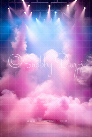 Pink and Blue Eras Fabric Backdrop Sweep-Fabric Photography Sweep-Snobby Drops Fabric Backdrops for Photography, Exclusive Designs by Tara Mapes Photography, Enchanted Eye Creations by Tara Mapes, photography backgrounds, photography backdrops, fast shipping, US backdrops, cheap photography backdrops