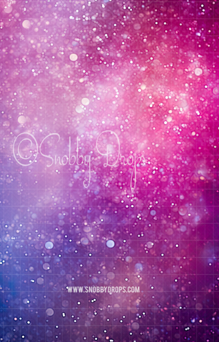 Pink and Purple Glitter Eras Fabric Backdrop Sweep-Fabric Photography Sweep-Snobby Drops Fabric Backdrops for Photography, Exclusive Designs by Tara Mapes Photography, Enchanted Eye Creations by Tara Mapes, photography backgrounds, photography backdrops, fast shipping, US backdrops, cheap photography backdrops
