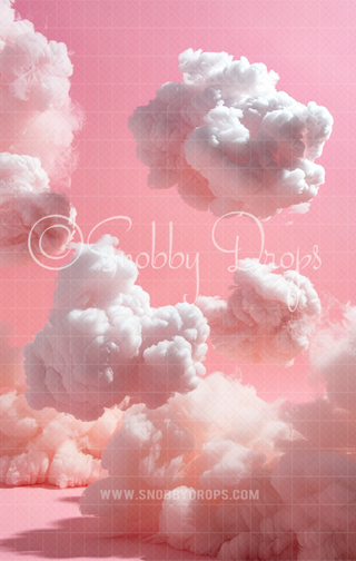Pink Cotton Candy Fabric Backdrop Sweep-Fabric Photography Sweep-Snobby Drops Fabric Backdrops for Photography, Exclusive Designs by Tara Mapes Photography, Enchanted Eye Creations by Tara Mapes, photography backgrounds, photography backdrops, fast shipping, US backdrops, cheap photography backdrops