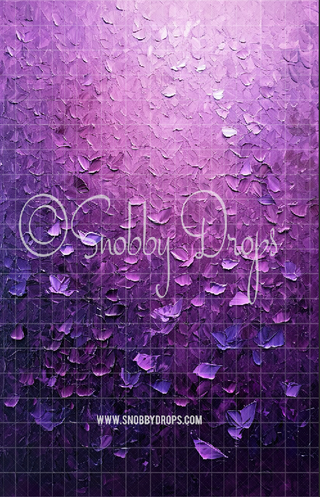 Purple Petals Texture Fine Art Floral Fabric Backdrop Sweep-Fabric Photography Sweep-Snobby Drops Fabric Backdrops for Photography, Exclusive Designs by Tara Mapes Photography, Enchanted Eye Creations by Tara Mapes, photography backgrounds, photography backdrops, fast shipping, US backdrops, cheap photography backdrops