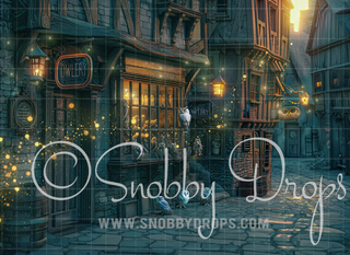 Wizard Owlery 3 Piece Room Set-Photography Backdrop 3P Room Set-Snobby Drops Fabric Backdrops for Photography, Exclusive Designs by Tara Mapes Photography, Enchanted Eye Creations by Tara Mapes, photography backgrounds, photography backdrops, fast shipping, US backdrops, cheap photography backdrops