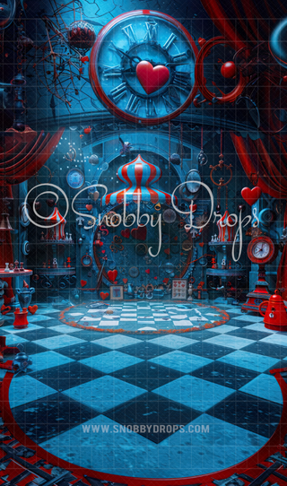 Wonderland Backdrop Sweep-Fabric Photography Sweep-Snobby Drops Fabric Backdrops for Photography, Exclusive Designs by Tara Mapes Photography, Enchanted Eye Creations by Tara Mapes, photography backgrounds, photography backdrops, fast shipping, US backdrops, cheap photography backdrops