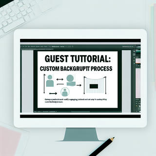 Guest Tutorial: Custom Backdrop Design Process