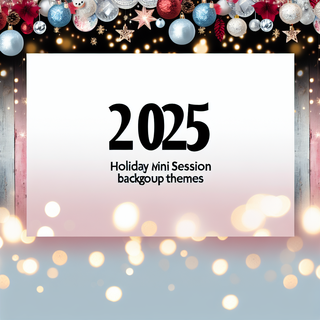 2025 Holiday Mini Session Backdrop Themes to Pre-Book Now