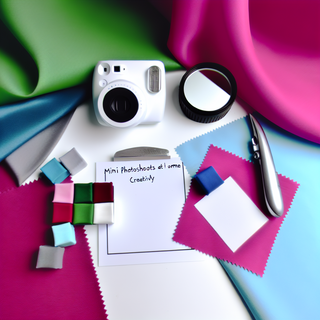 DIY Mini Shoots at Home: Using Fabric Backdrops Creatively