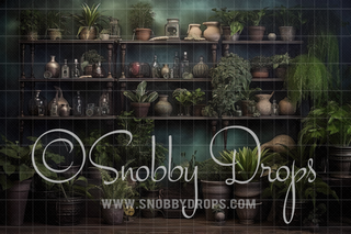 Wizard Greenhouse Fabric Backdrop