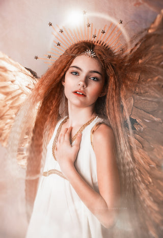 Angels Fresco Renaissance Goddess Fabric Backdrop-Fabric Photography Backdrop-Snobby Drops Fabric Backdrops for Photography, Exclusive Designs by Tara Mapes Photography, Enchanted Eye Creations by Tara Mapes, photography backgrounds, photography backdrops, fast shipping, US backdrops, cheap photography backdrops