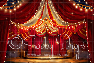 Circus Tent Fabric Backdrop