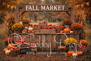 Fall Market Fabric Backdrop