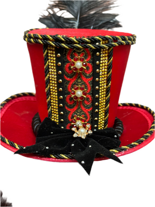 Classic Royal Nutcracker Top Hat-Accessories-Snobby Drops Fabric Backdrops for Photography, Exclusive Designs by Tara Mapes Photography, Enchanted Eye Creations by Tara Mapes, photography backgrounds, photography backdrops, fast shipping, US backdrops, cheap photography backdrops