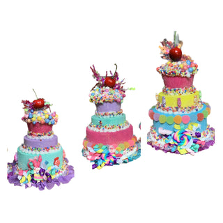 Tiered Candied Cake Hats-Accessories-Snobby Drops Fabric Backdrops for Photography, Exclusive Designs by Tara Mapes Photography, Enchanted Eye Creations by Tara Mapes, photography backgrounds, photography backdrops, fast shipping, US backdrops, cheap photography backdrops