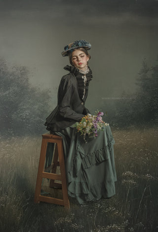 Old Master Field Fine Art Fabric Backdrop Sweep