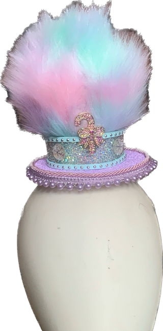 Faux Fur Candy Nutcracker Hats-Accessories-Snobby Drops Fabric Backdrops for Photography, Exclusive Designs by Tara Mapes Photography, Enchanted Eye Creations by Tara Mapes, photography backgrounds, photography backdrops, fast shipping, US backdrops, cheap photography backdrops