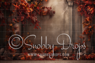 A Quiet Fall Fine Art Studio Fabric Backdrop-Fabric Photography Backdrop-Snobby Drops Fabric Backdrops for Photography, Exclusive Designs by Tara Mapes Photography, Enchanted Eye Creations by Tara Mapes, photography backgrounds, photography backdrops, fast shipping, US backdrops, cheap photography backdrops