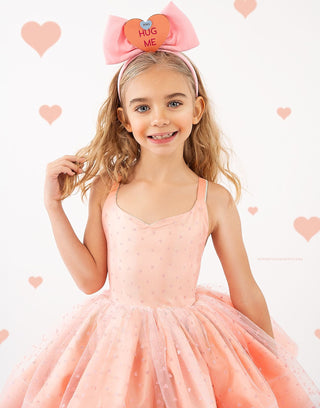 Adorabows conversation heart bow headbands-Accessories-Snobby Drops Fabric Backdrops for Photography, Exclusive Designs by Tara Mapes Photography, Enchanted Eye Creations by Tara Mapes, photography backgrounds, photography backdrops, fast shipping, US backdrops, cheap photography backdrops