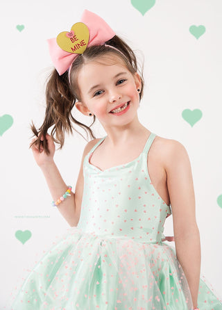 Adorabows conversation heart bow headbands-Accessories-Snobby Drops Fabric Backdrops for Photography, Exclusive Designs by Tara Mapes Photography, Enchanted Eye Creations by Tara Mapes, photography backgrounds, photography backdrops, fast shipping, US backdrops, cheap photography backdrops