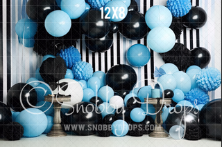 Baby Boss Boy Cake Smash Fabric Backdrop-Fabric Photography Backdrop-Snobby Drops Fabric Backdrops for Photography, Exclusive Designs by Tara Mapes Photography, Enchanted Eye Creations by Tara Mapes, photography backgrounds, photography backdrops, fast shipping, US backdrops, cheap photography backdrops