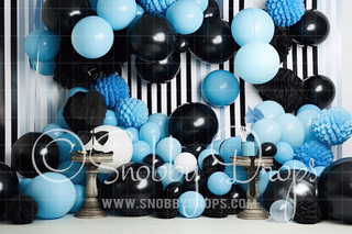 Baby Boss Boy Cake Smash Fabric Backdrop-Fabric Photography Backdrop-Snobby Drops Fabric Backdrops for Photography, Exclusive Designs by Tara Mapes Photography, Enchanted Eye Creations by Tara Mapes, photography backgrounds, photography backdrops, fast shipping, US backdrops, cheap photography backdrops