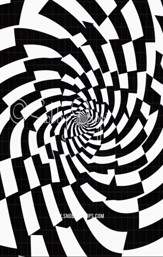 Black and White Spiral Optical Illusion Fabric Backdrop Sweep-Fabric Photography Sweep-Snobby Drops Fabric Backdrops for Photography, Exclusive Designs by Tara Mapes Photography, Enchanted Eye Creations by Tara Mapes, photography backgrounds, photography backdrops, fast shipping, US backdrops, cheap photography backdrops