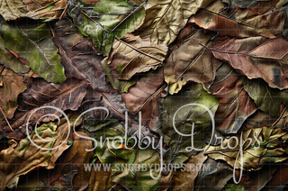 Camouflage Hunting Newborn Fabric Wee Drop-Fabric Photography Backdrop-Snobby Drops Fabric Backdrops for Photography, Exclusive Designs by Tara Mapes Photography, Enchanted Eye Creations by Tara Mapes, photography backgrounds, photography backdrops, fast shipping, US backdrops, cheap photography backdrops
