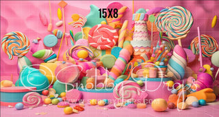 Candy Land Posh and Pretty Fabric Backdrop-Fabric Photography Backdrop-Snobby Drops Fabric Backdrops for Photography, Exclusive Designs by Tara Mapes Photography, Enchanted Eye Creations by Tara Mapes, photography backgrounds, photography backdrops, fast shipping, US backdrops, cheap photography backdrops