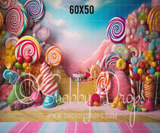 Swirly Pops Candy Land Fabric Backdrop-Fabric Photography Backdrop-Snobby Drops Fabric Backdrops for Photography, Exclusive Designs by Tara Mapes Photography, Enchanted Eye Creations by Tara Mapes, photography backgrounds, photography backdrops, fast shipping, US backdrops, cheap photography backdrops