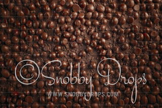 Candy Tree Chocolate Drops Fabric Floor-Fabric Floor-Snobby Drops Fabric Backdrops for Photography, Exclusive Designs by Tara Mapes Photography, Enchanted Eye Creations by Tara Mapes, photography backgrounds, photography backdrops, fast shipping, US backdrops, cheap photography backdrops