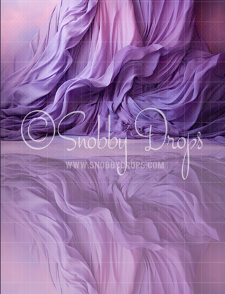 Cascading Purple Eras Fabric Backdrop Sweep-Fabric Photography Sweep-Snobby Drops Fabric Backdrops for Photography, Exclusive Designs by Tara Mapes Photography, Enchanted Eye Creations by Tara Mapes, photography backgrounds, photography backdrops, fast shipping, US backdrops, cheap photography backdrops