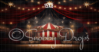 Circus Tent Fabric Backdrop-Fabric Photography Backdrop-Snobby Drops Fabric Backdrops for Photography, Exclusive Designs by Tara Mapes Photography, Enchanted Eye Creations by Tara Mapes, photography backgrounds, photography backdrops, fast shipping, US backdrops, cheap photography backdrops