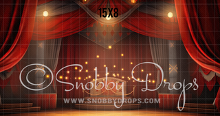 Circus Tent Fabric Backdrop-Fabric Photography Backdrop-Snobby Drops Fabric Backdrops for Photography, Exclusive Designs by Tara Mapes Photography, Enchanted Eye Creations by Tara Mapes, photography backgrounds, photography backdrops, fast shipping, US backdrops, cheap photography backdrops