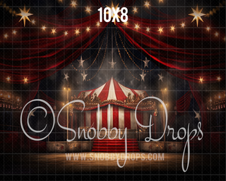 Circus Tent Fabric Backdrop-Fabric Photography Backdrop-Snobby Drops Fabric Backdrops for Photography, Exclusive Designs by Tara Mapes Photography, Enchanted Eye Creations by Tara Mapes, photography backgrounds, photography backdrops, fast shipping, US backdrops, cheap photography backdrops