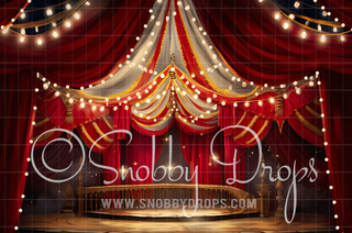 Circus Tent Fabric Backdrop-Fabric Photography Backdrop-Snobby Drops Fabric Backdrops for Photography, Exclusive Designs by Tara Mapes Photography, Enchanted Eye Creations by Tara Mapes, photography backgrounds, photography backdrops, fast shipping, US backdrops, cheap photography backdrops