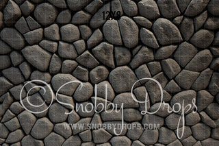 Cobblestone Fabric or Rubber Backed Floor-Floor-Snobby Drops Fabric Backdrops for Photography, Exclusive Designs by Tara Mapes Photography, Enchanted Eye Creations by Tara Mapes, photography backgrounds, photography backdrops, fast shipping, US backdrops, cheap photography backdrops